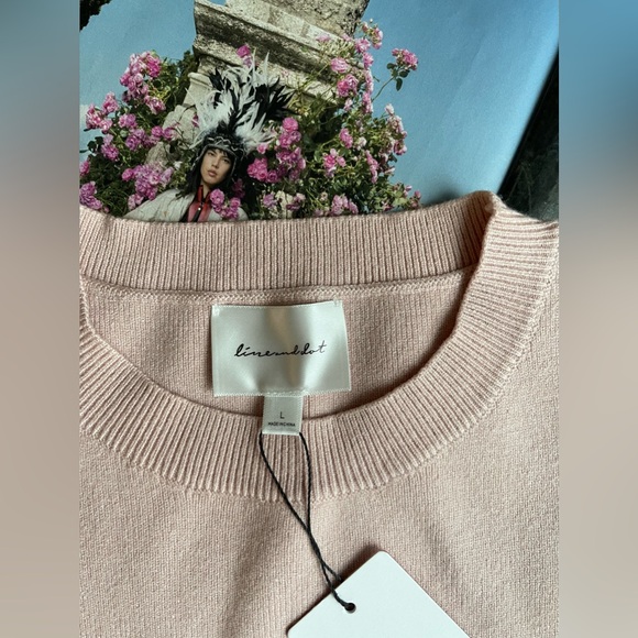 New Line & Dot Madrid Top / Vest In Pink Size L - Picture 4 of 11